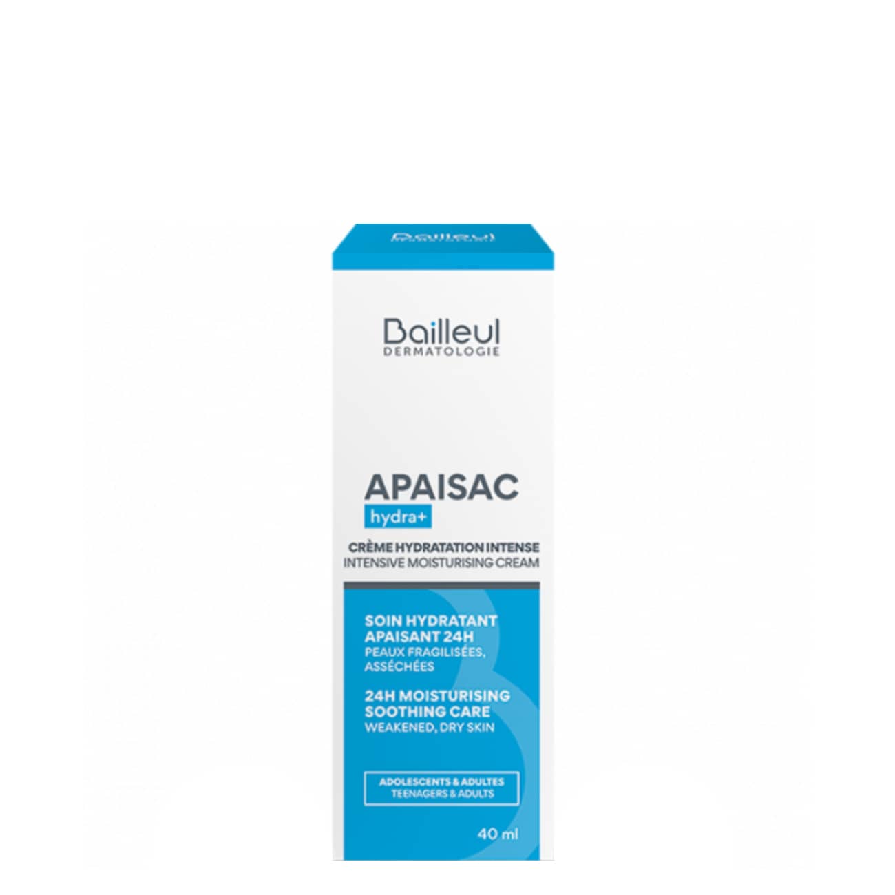 Biorga Apaisac Hydra+ Intensive Moisturizing Cream 40ml