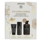 Apivita It's a Man's World Face and Body Gift Set