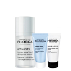 Filorga Optim-Eyes Cream 15ml + Hydra-Hyal + Scrub & Detox Gift Set