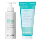 حزمة Sensilis للتنظيف المزدوج للبشرة المختلطة إلى الدهنية