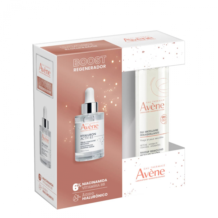Avène Hyaluron Activ B3 Plumping Concentrated Serum + Micellar Water Gift  Set