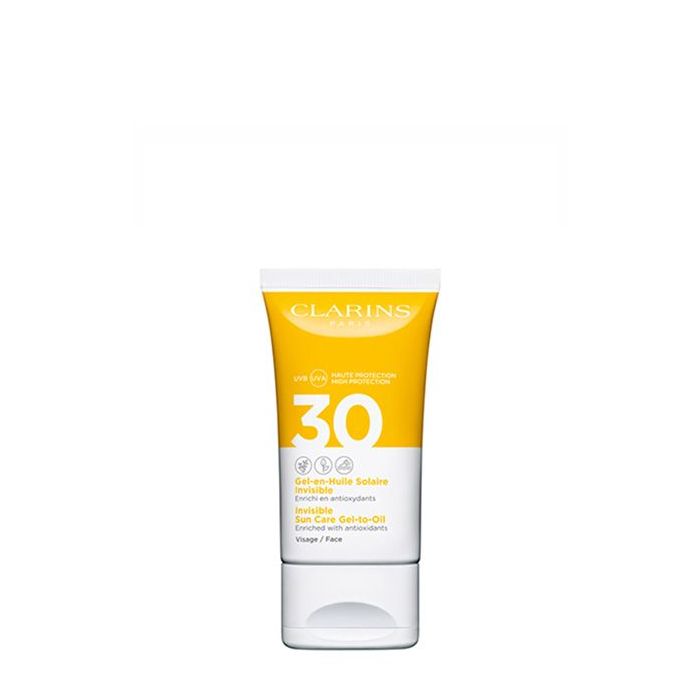 Clarins Sun Care Invisible Face Gel-to-Oil SPF30 