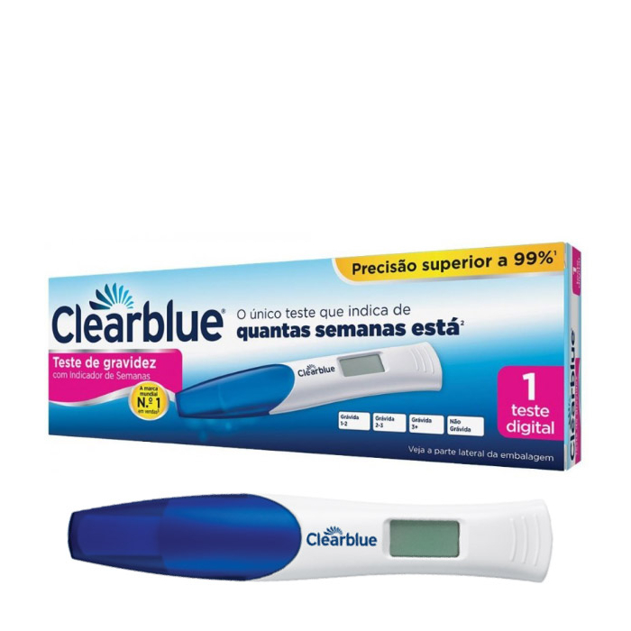 Teste rápido de gravidez - Double-Check & Date - Clearblue - de
