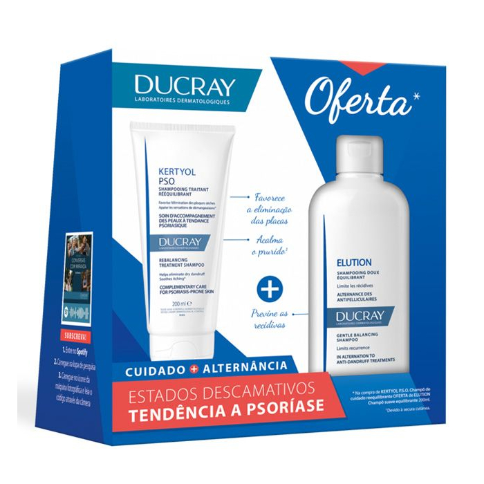 Ducray Kertyol Scaling PSO + Free Elution Shampoo