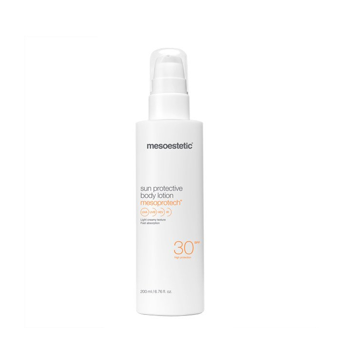 mesoestetic sun protective body lotion