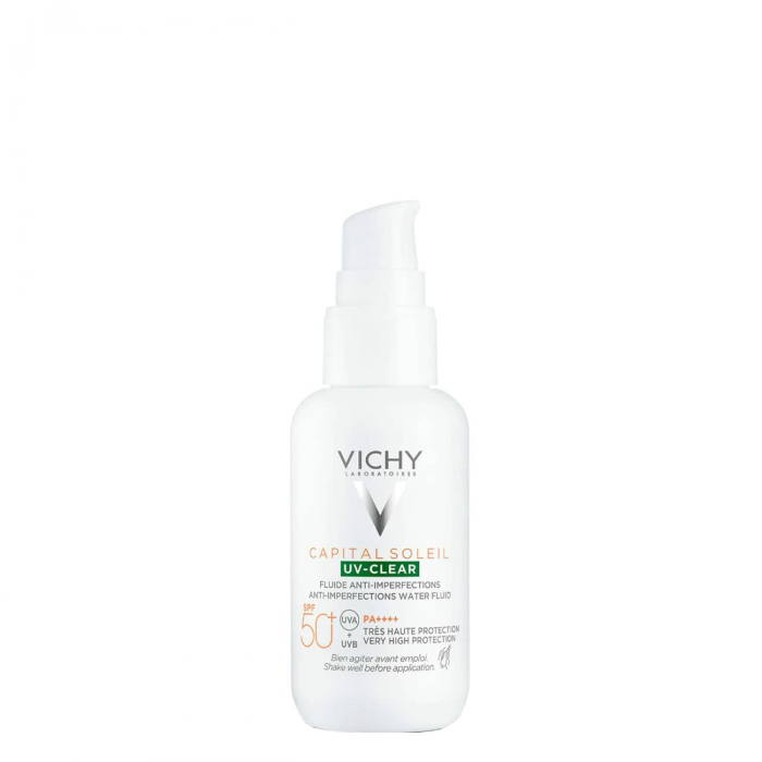 Vichy Capital Soleil Uv-clear Anti-imperfection Water Fluid Spf50