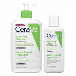 Cerave Hydrating Cleanser Set 473ml+88ml