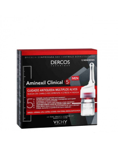 Dercos Aminexil Clinical 5 Ampollas Anticaída Hombre