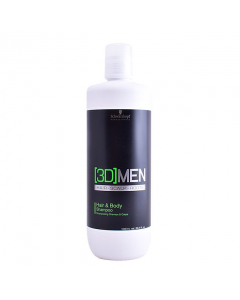 Schwarzkopf 3D MEN Hair & Body Shampoo 1000ml