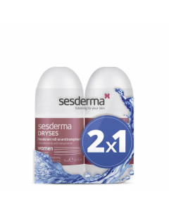 Sesderma Dryses Women Deodorant Roll-On Pack 2x75ml