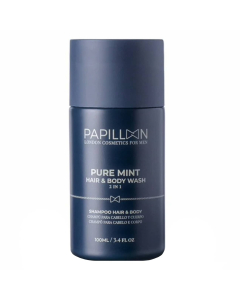 Papillon Pure Mint Shampoo 2 in 1 Hair and Body 100ml