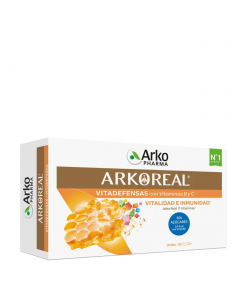 Arkoreal Jalea Real Con Vitaminas Sin Azúcar x20 Ampollas