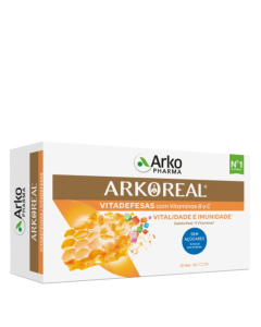 Arkoreal Royal Jelly With Vitamines Sugar-Free x20 Ampoules