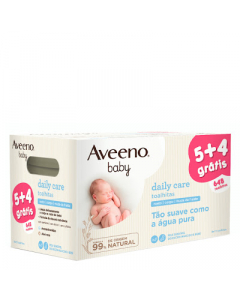 Aveeno Baby Daily Care Wipes Pack 9x72wipes