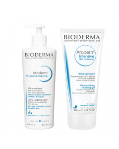 Bioderma Atoderm Intensive Pack Soothing Balm offer Foaming Gel 