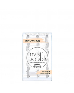 Invisibobble Waver The Traceless Hair Clip x3-Waver Crystal Clear