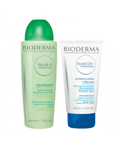 Bioderma Nodé Pack Anti-Dandruff Shampoo + Soothing Shampoo 125ml + 400ml