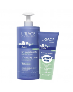 Uriage Baby Kit Cleansing Water + Cleansing Cream