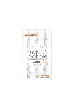 Invisibobble Waver+ The Traceless Hair Clip x3-Waver Crystal Clear