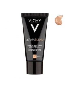 Vichy Dermablend Fluid Corrective Foundation 30ml Color: 35 Sand 