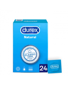 Condones Durex Natural Plus 24un.