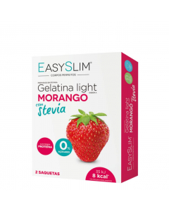 Easyslim Light Gelatin Strawberry With Stevia x2