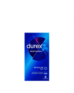 Preservativos Durex Natural Plus x6