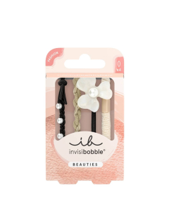 invisibobble Twistar Flower Pearl Hair Ties 4un.