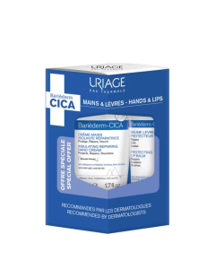 Uriage Bariéderm Box Hand Cream 50ml + Cica-Lip Balm 15ml
