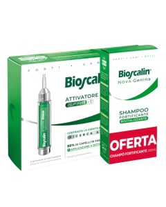Bioscalin Nova Genina Hair Activator Ampoule 10ml + FREE Shampoo 200ml