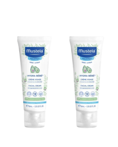 Mustela Hydra Duo Crema facial sin perfume Precio especial 2 x 40 ml
