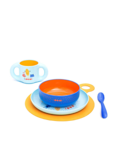 Suavinex Feeding Boy +6M Learning Tableware Pack 5 pcs