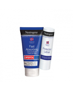 Neutrogena Fast-Absorbing Hand Cream + Lip Care Gift Set