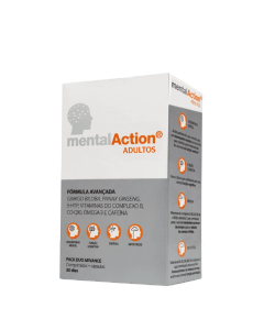 MentalAction Adults Multivitamin Tablets + Capsules Cognitive Function 30 un.