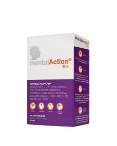 MentalAction 50+ Multivitamin Tablets + Capsules Cognitive Function 30un.