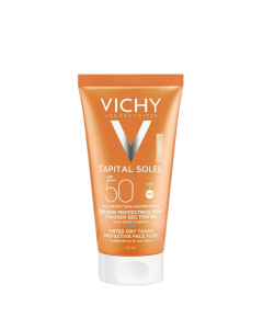 Vichy Capital Soleil Dry Touch Fluido Rostro Con Color SPF50 50ml