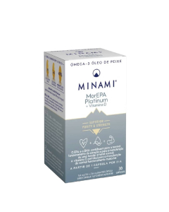 مينامي موريبا كبسولات أوميغا 3 البلاتينية 30 وحدة.