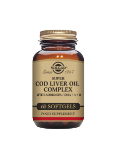 كبسولات سولغار كود ليفر أويل كومبلكس سوبر سوفت 60 وحدة.