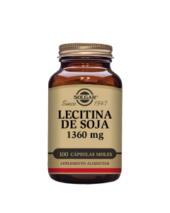 كبسولات سولغار ليسيثين الصويا 1360 مجم 100 وحدة.