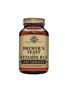 سولغار خميرة البيرة مع فيتامين B12 أقراص 250 وحدة.