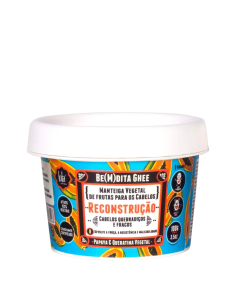 Lola Be(M)dita Ghee Máscara Capilar Reconstrutora Papaya e Queratina Vegetal 100g