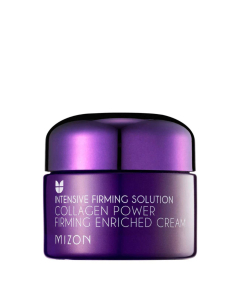 Crema facial enriquecida reafirmante Mizon Collagen Power, 50 ml