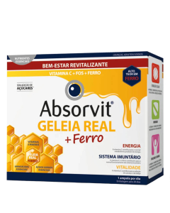 Absorvit Royal Jelly 1000mg + Iron Ampoules x20