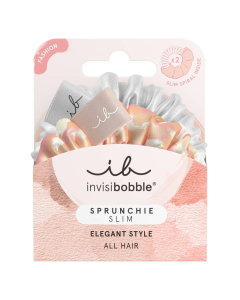 Invisibobble Sprunchie Slim Bella Chrome x2