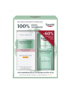Eucerin DermoPure Gel Limpiador + Fluido Protector SPF30 Set