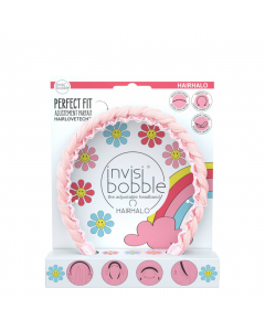 Invisibobble HairHalo Retro Dreamin’ Eat, Pink And Be Merry 
