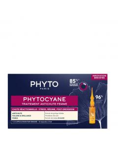 Phyto Phytocyane Ampollas Anticaída Mujer x12
