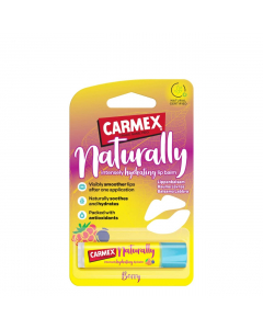 Carmex Naturally Intensely Hydrating Lip Balm Berry 4.25g