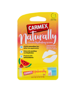Carmex Naturally Bálsamo Labial Intensamente Hidratante Sandía 4,25g