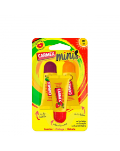 Carmex Minis Bálsamo Labial Pack x3